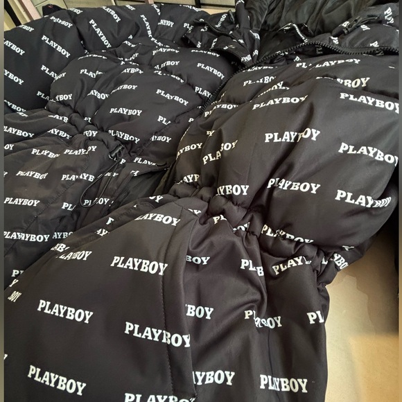 MISSGUIDED CLINCHED WAIST PEPLUM PUFFER JACKET SIZE 10 NEW - Picture 4 of 9